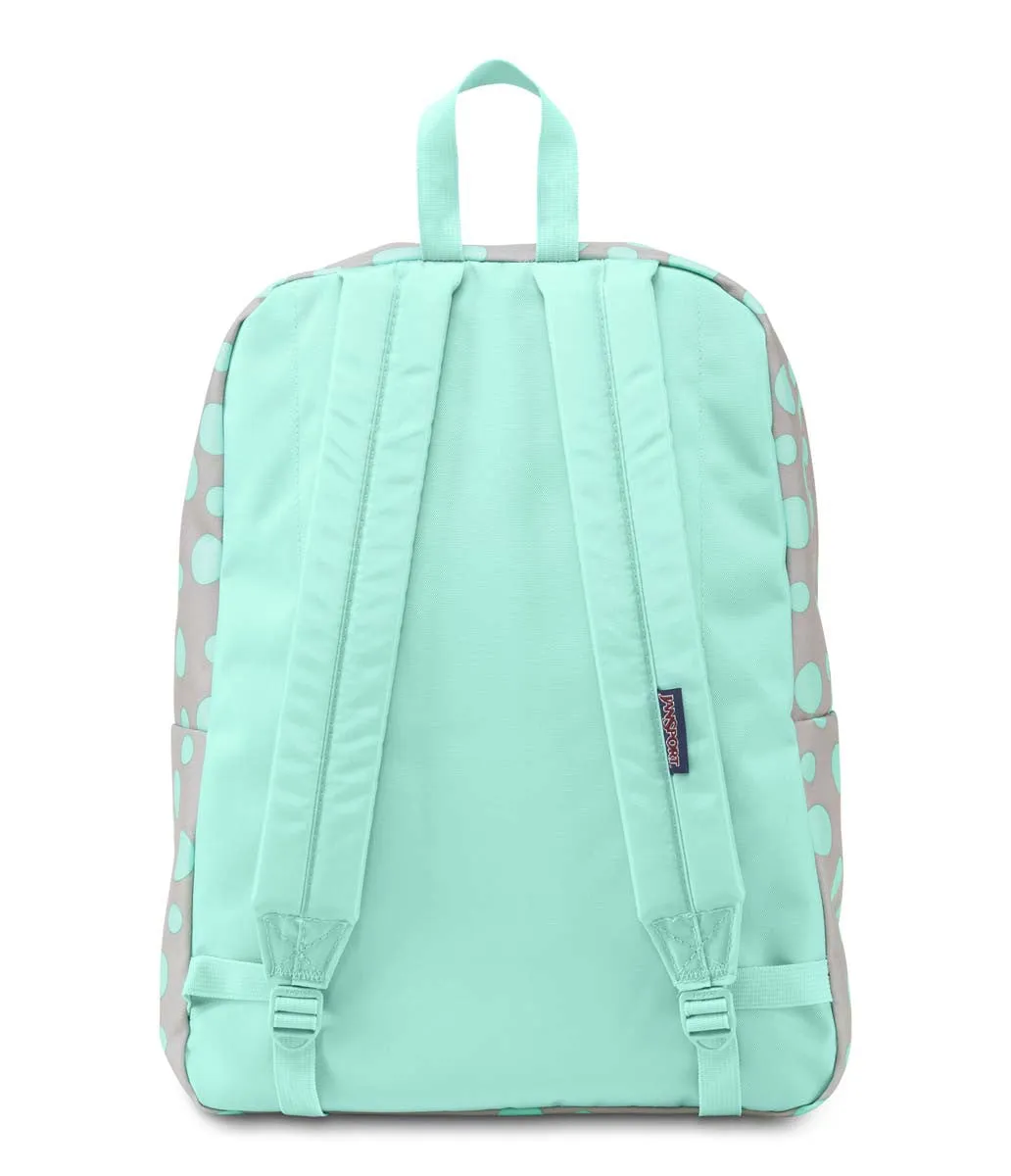 JANSPORT Superbreak Backpack - Grey Rabbit Sylvia Dot