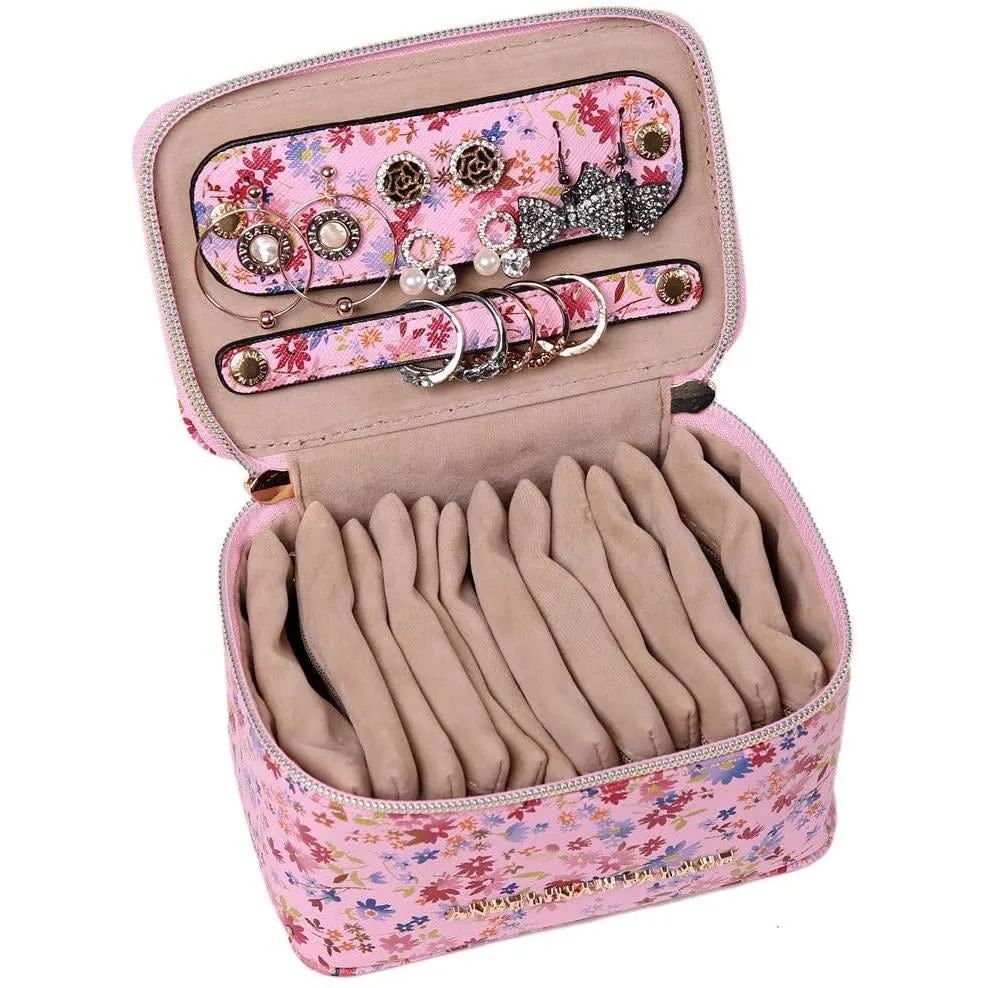 Jewelry Organizer Case Blossom Pink