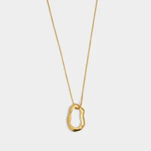 Katie Loxton Gold Coated Waterproof Hera Hoop Necklace