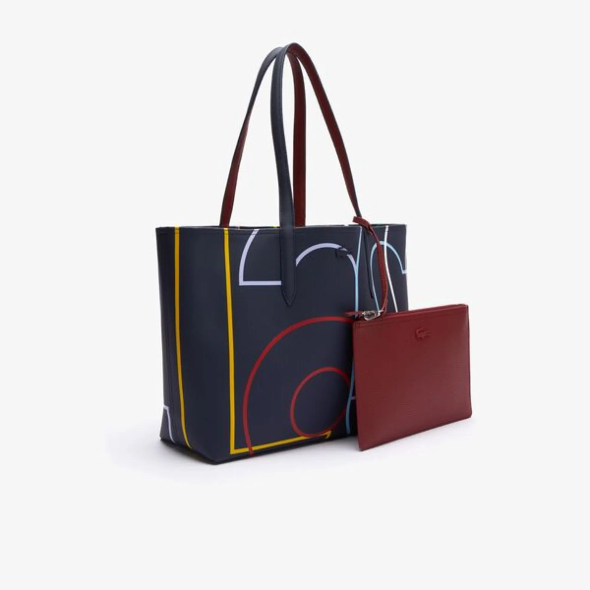 Lacoste Shopping Bag - Mahogany