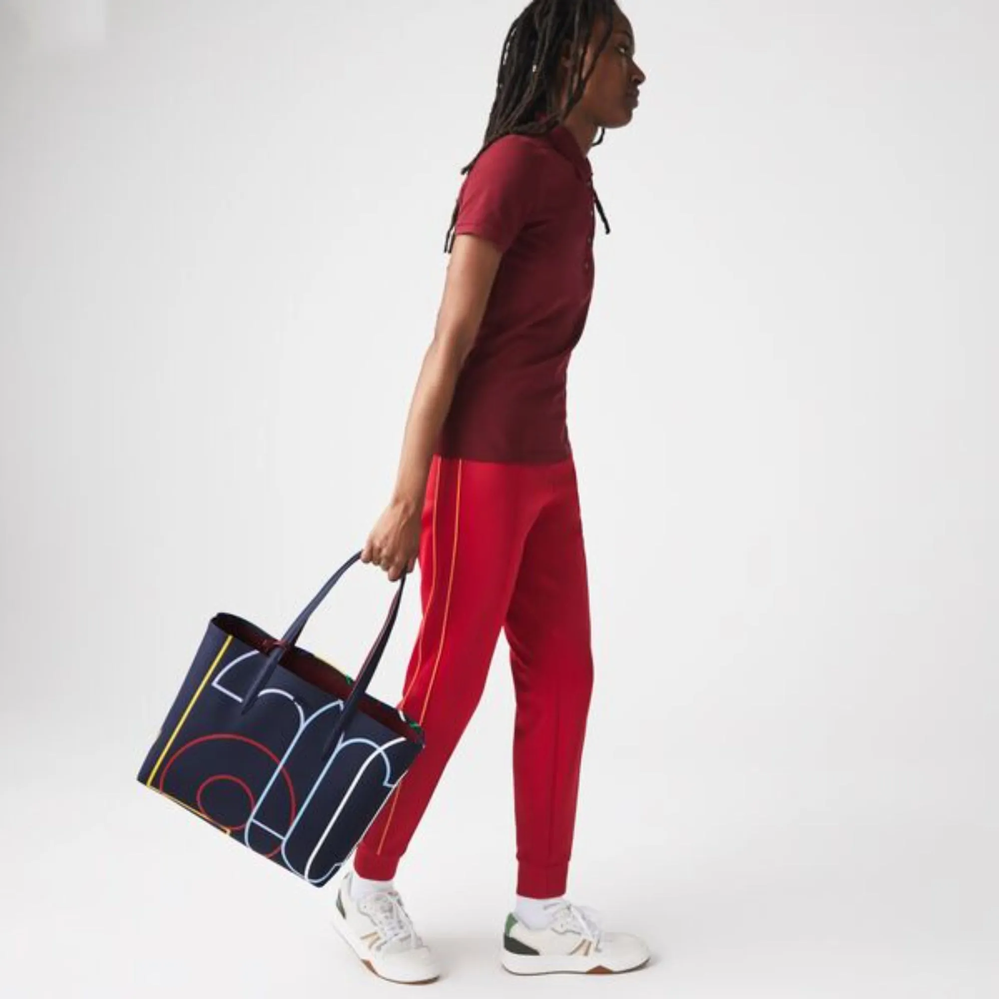 Lacoste Shopping Bag - Mahogany