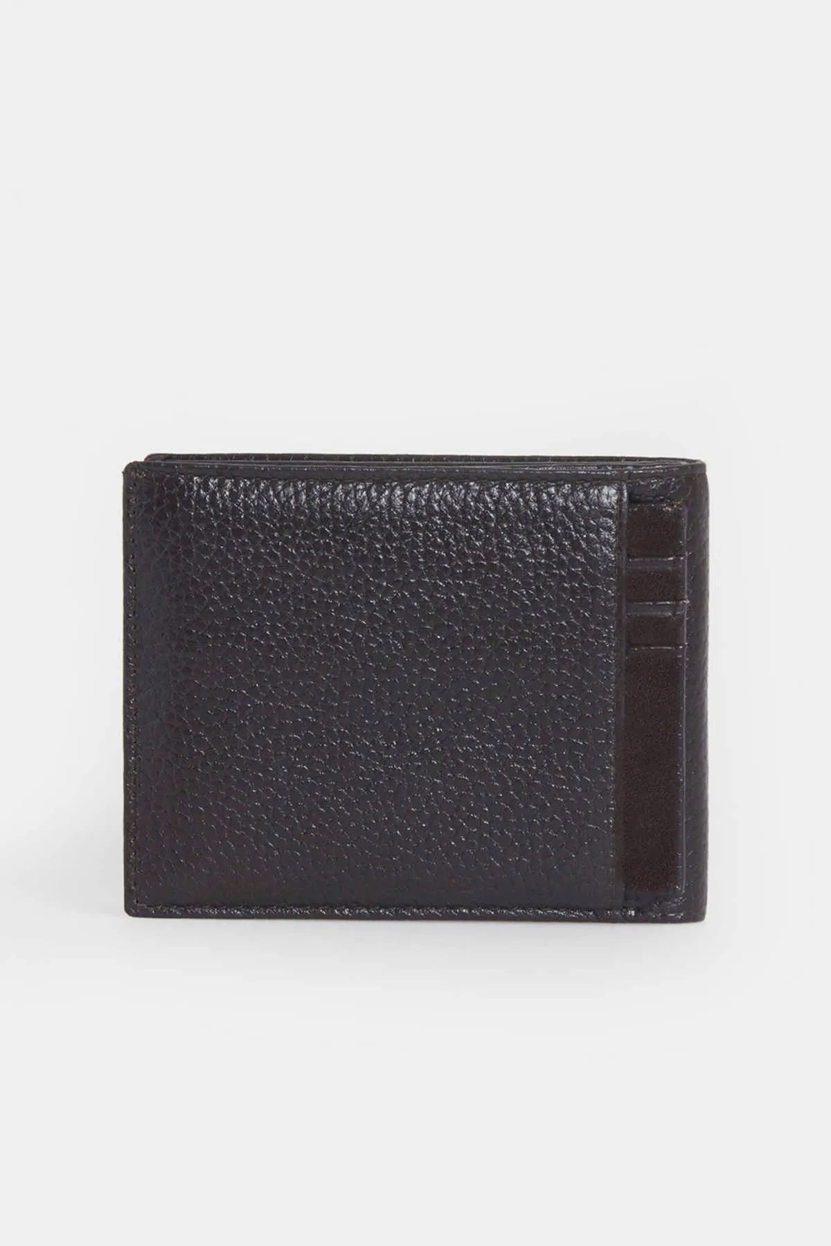 Leather Black Wallet, Brown