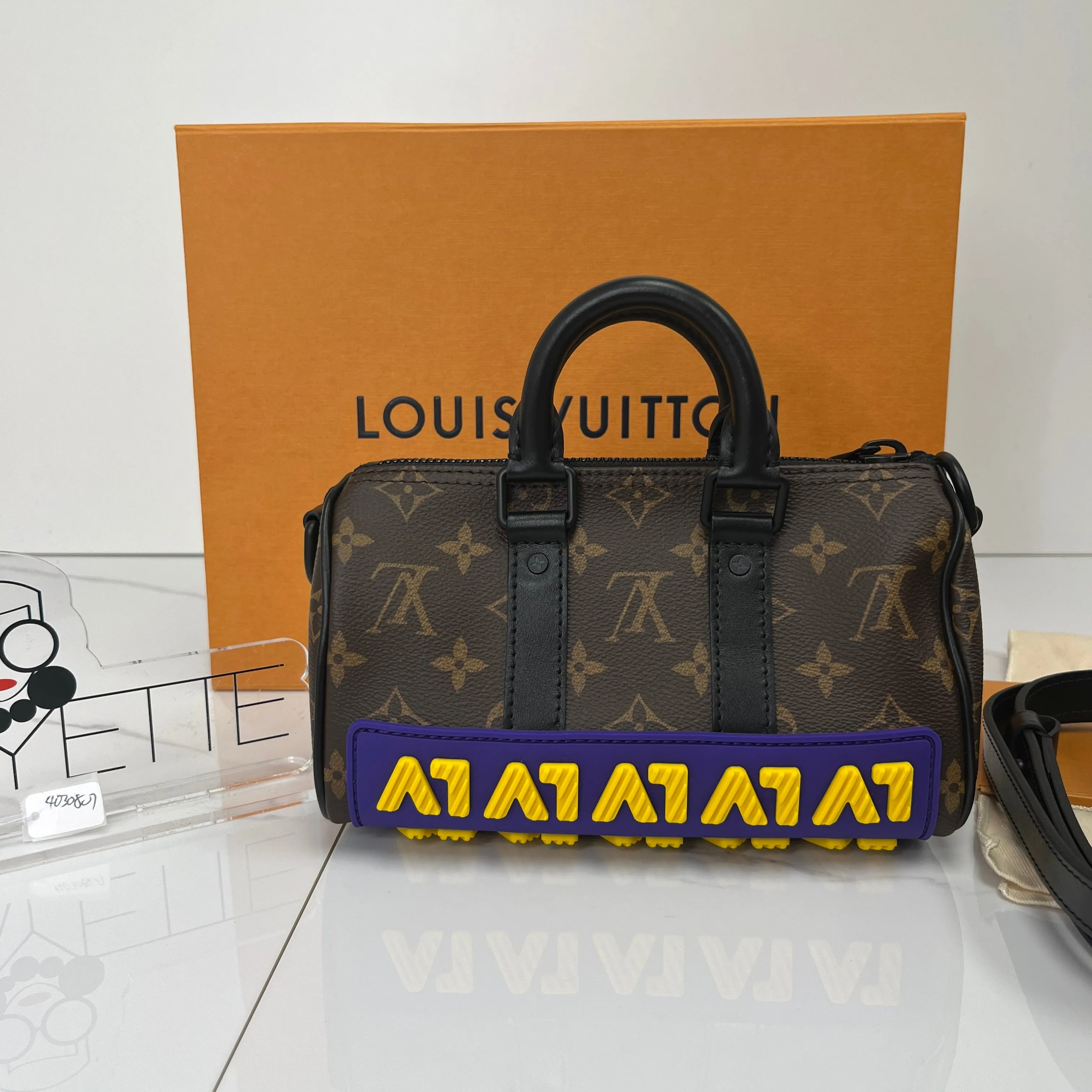 Louis Vuitton Rubber Monogram XS Keepall Bandouliere