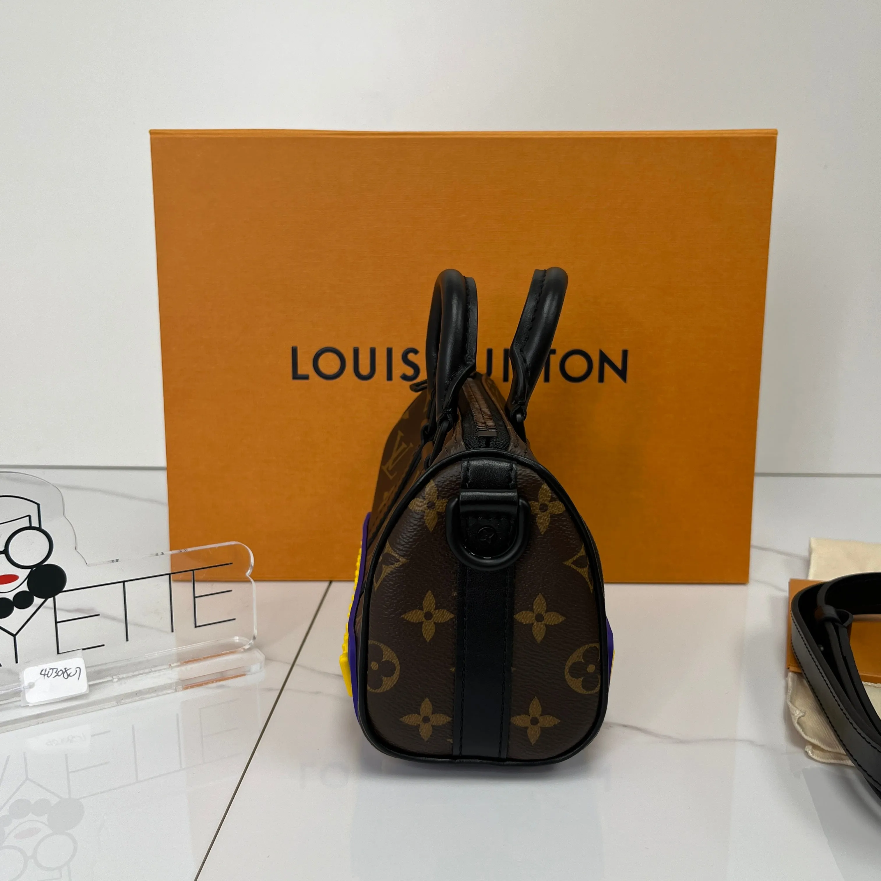 Louis Vuitton Rubber Monogram XS Keepall Bandouliere