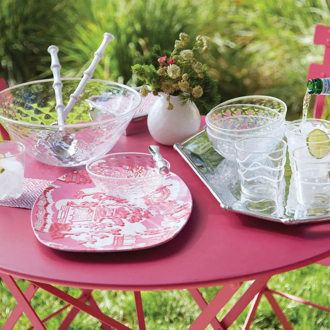 Mariposa - Platter - Chinoiserie Pink