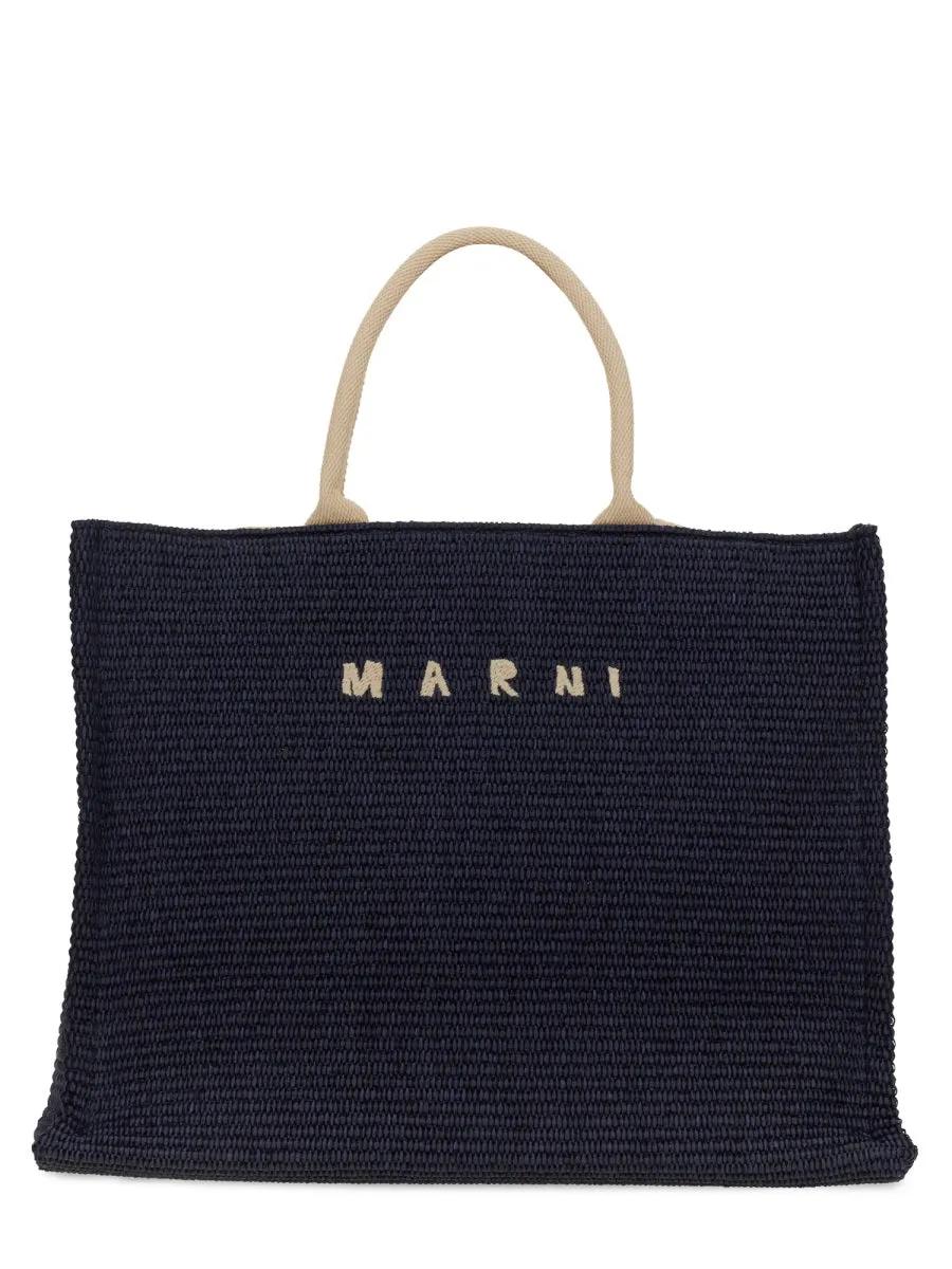 Marni Men Shopping Bag With Logo