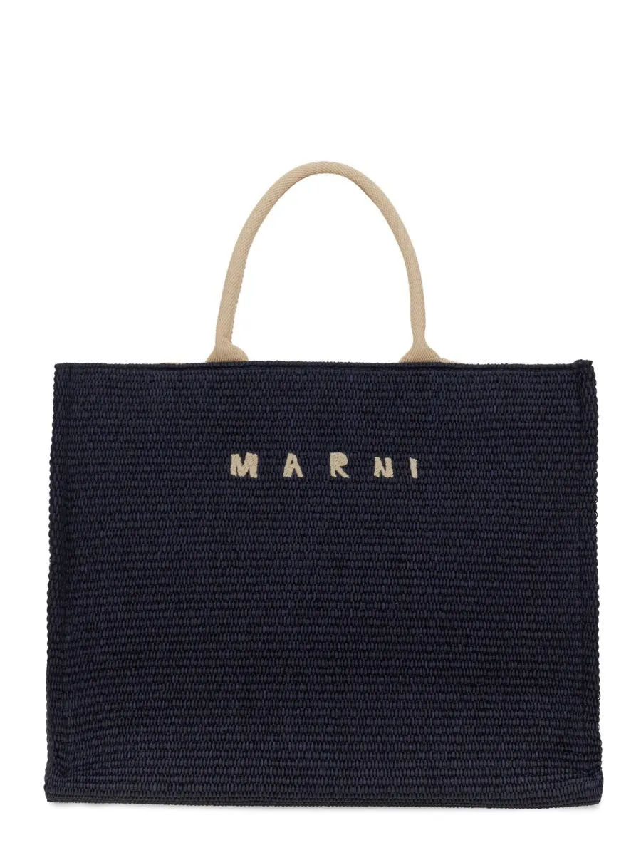 Marni Men Shopping Bag With Logo