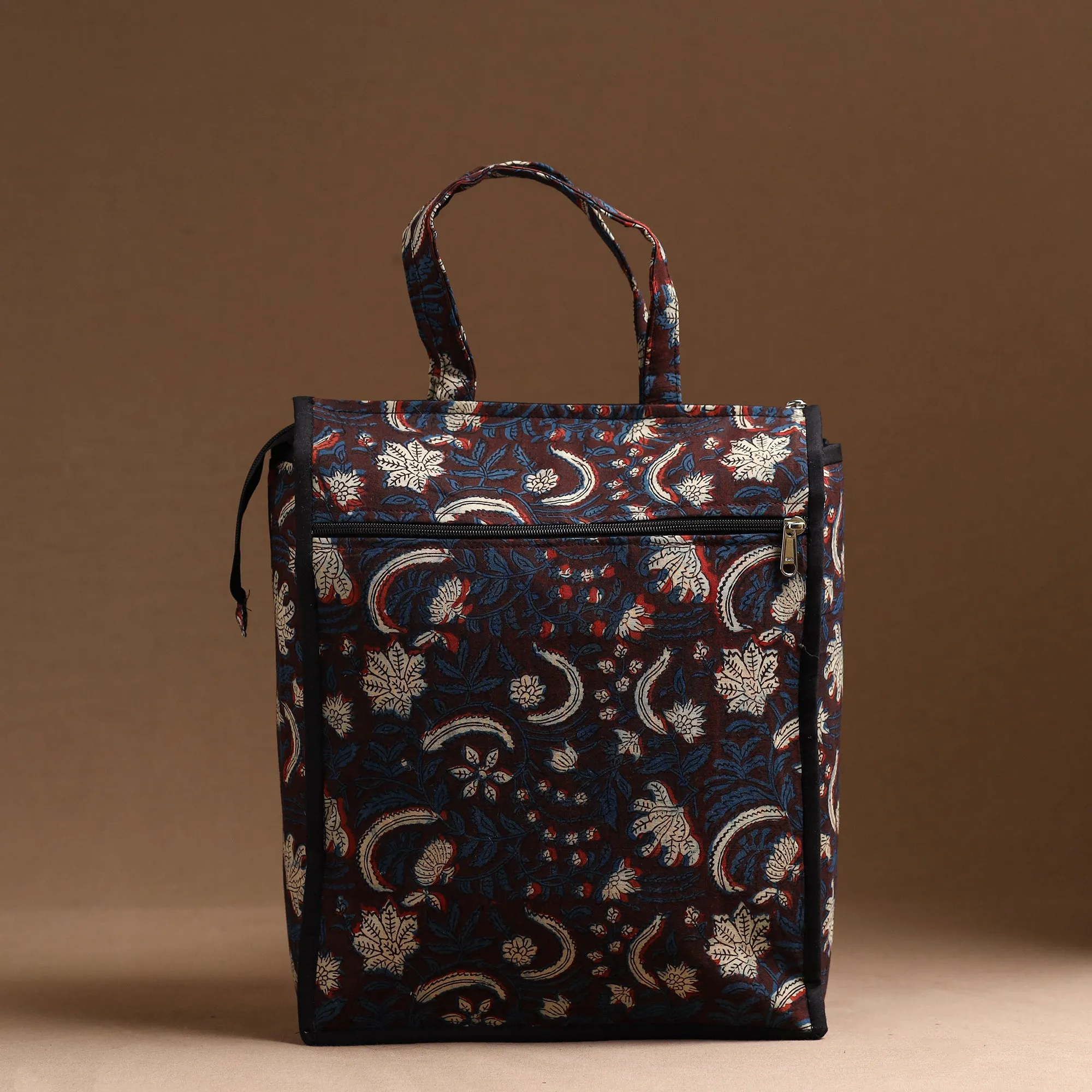 Maroon - Handcrafted Cotton Shopping Bag 02