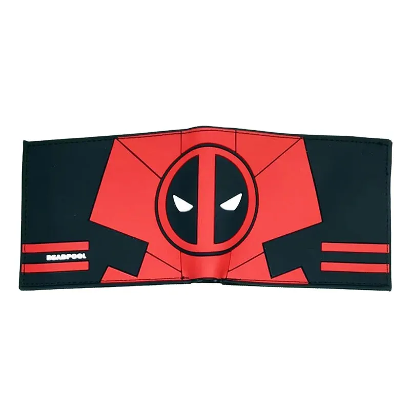 Marvel Comics Deadpool Wallet PVC Short Purse with Coin Pocket Wholesale