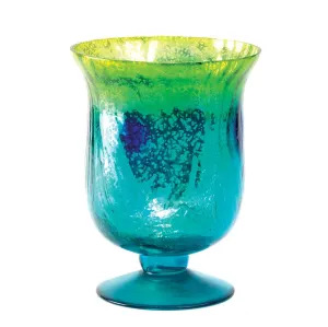 Mediterranean Pedestal Candle Vase