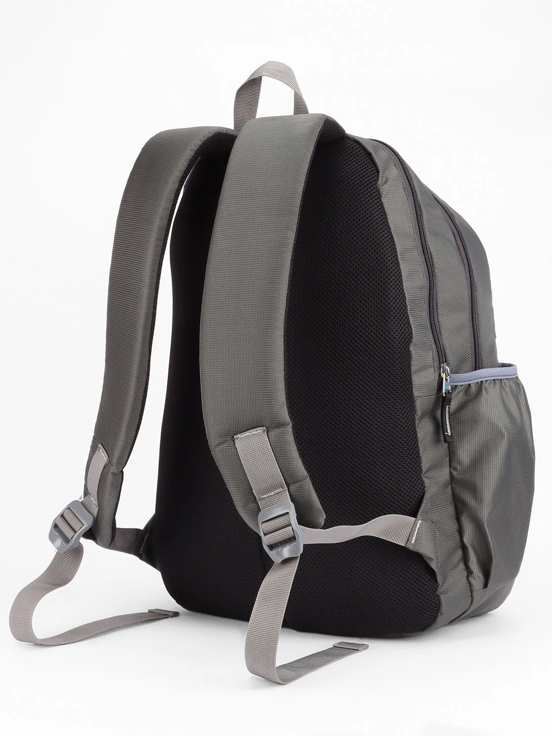 Men's Dark Grey Travel Backpack with adjustable shoulder strap