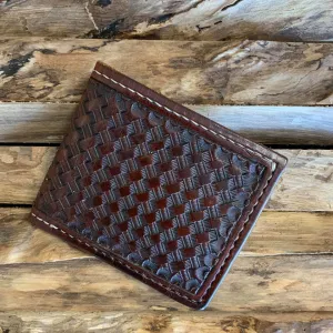 Men's Tooled Bifold Wallet