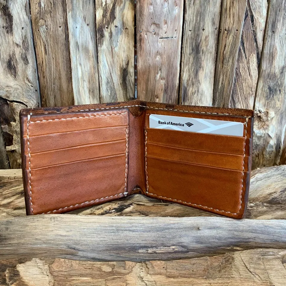 Men's Tooled Bifold Wallet