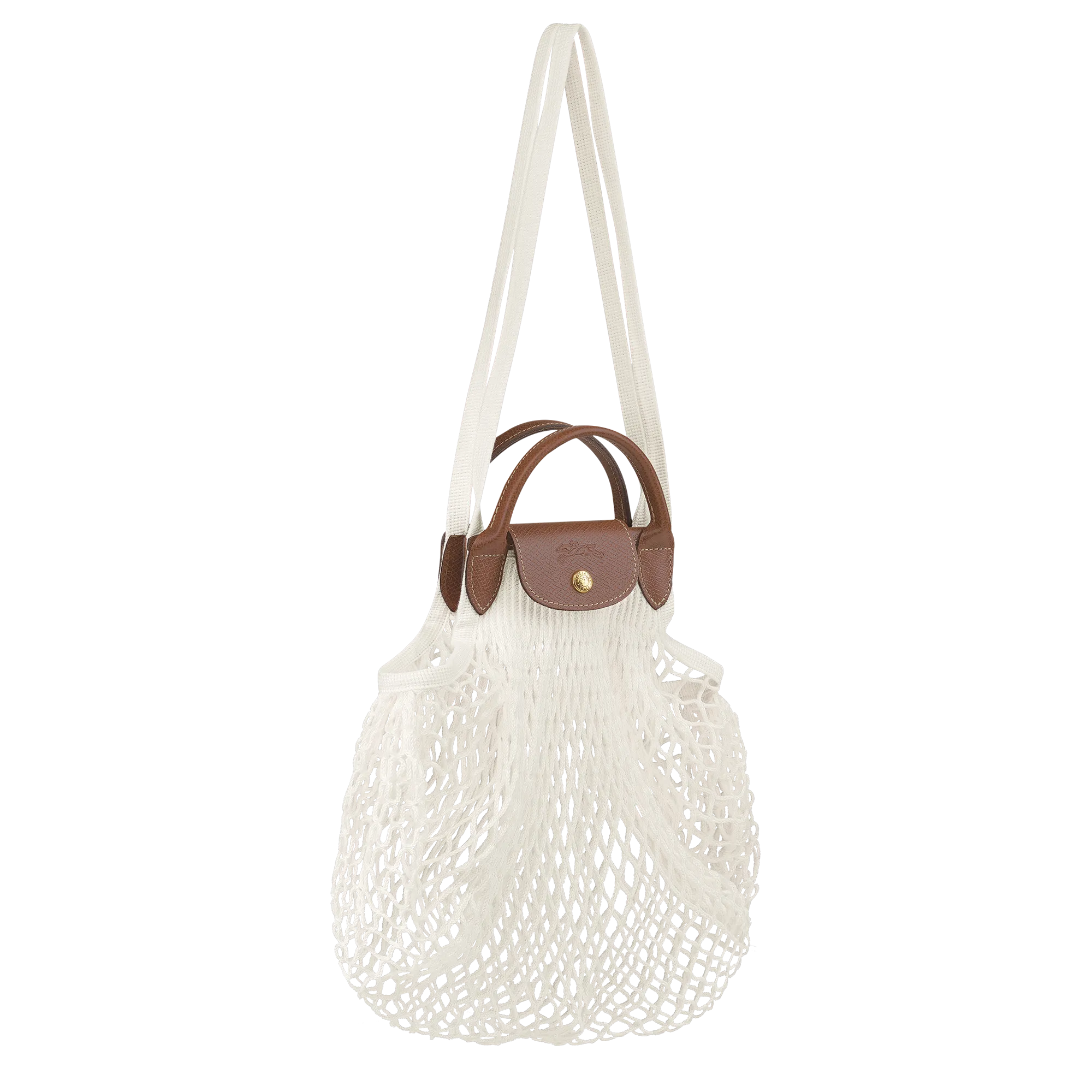 MESH BAG L THE MESH FOLDING Canvas - Ecru