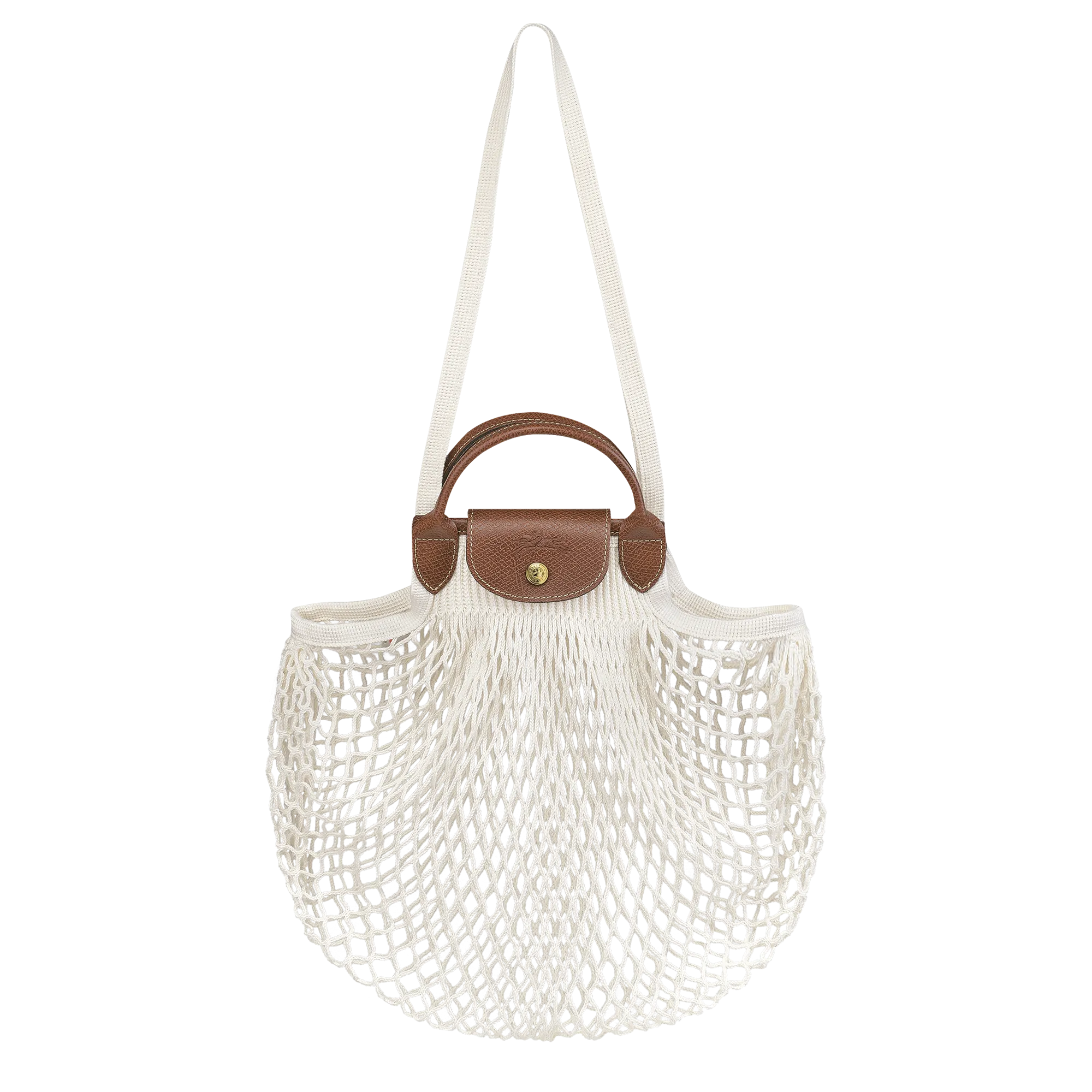 MESH BAG L THE MESH FOLDING Canvas - Ecru