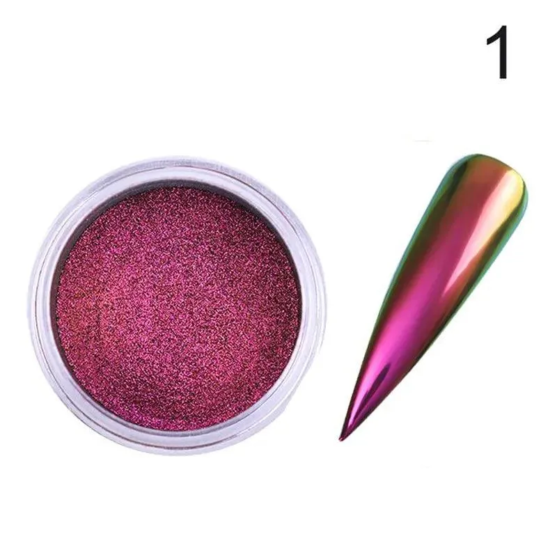 Metallic Mirror Chrome Nail Powder for Stunning Shine & Effects