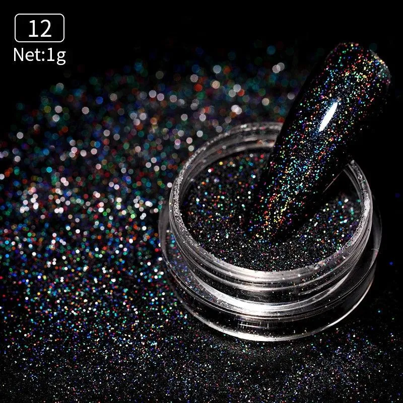 Metallic Mirror Chrome Nail Powder for Stunning Shine & Effects