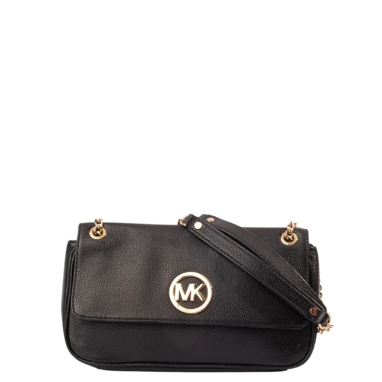 Michael Kors Fulton Logo Flap Shoulder Bag