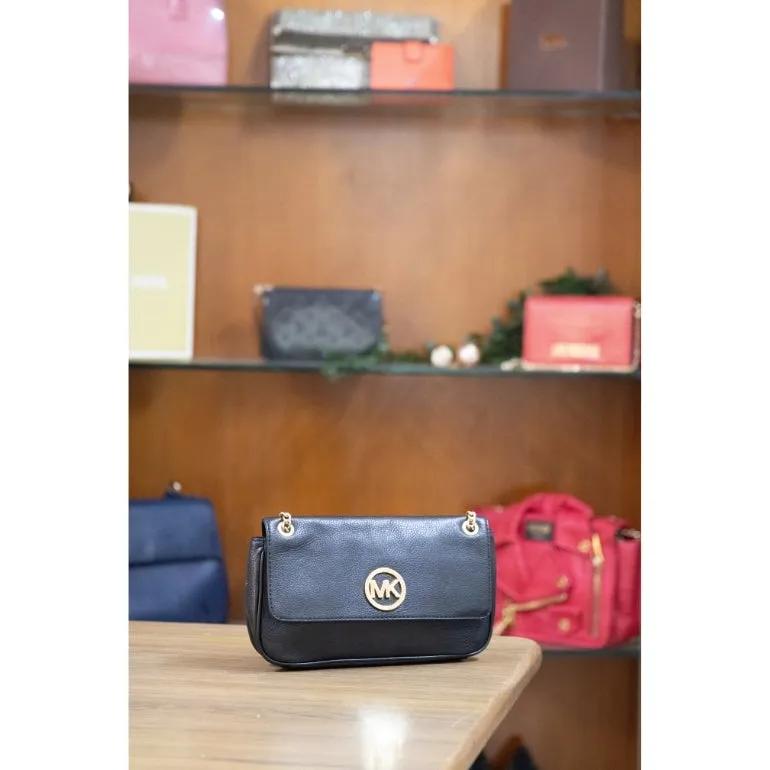 Michael Kors Fulton Logo Flap Shoulder Bag