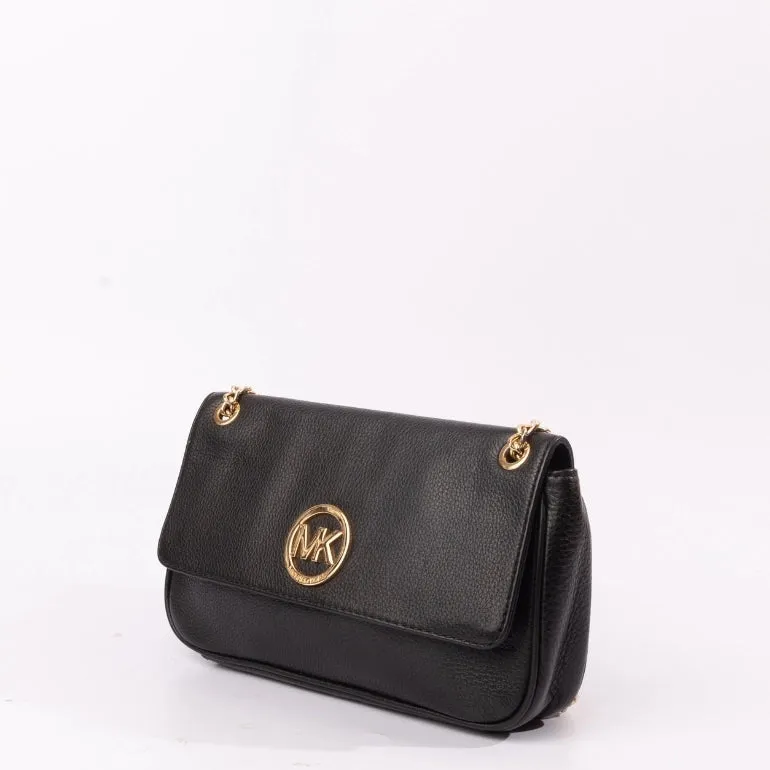 Michael Kors Fulton Logo Flap Shoulder Bag