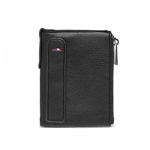 Miss Lulu Black Leather Look Wallet - Premium Artificial Leather for Men and Women | Stylish & Functional