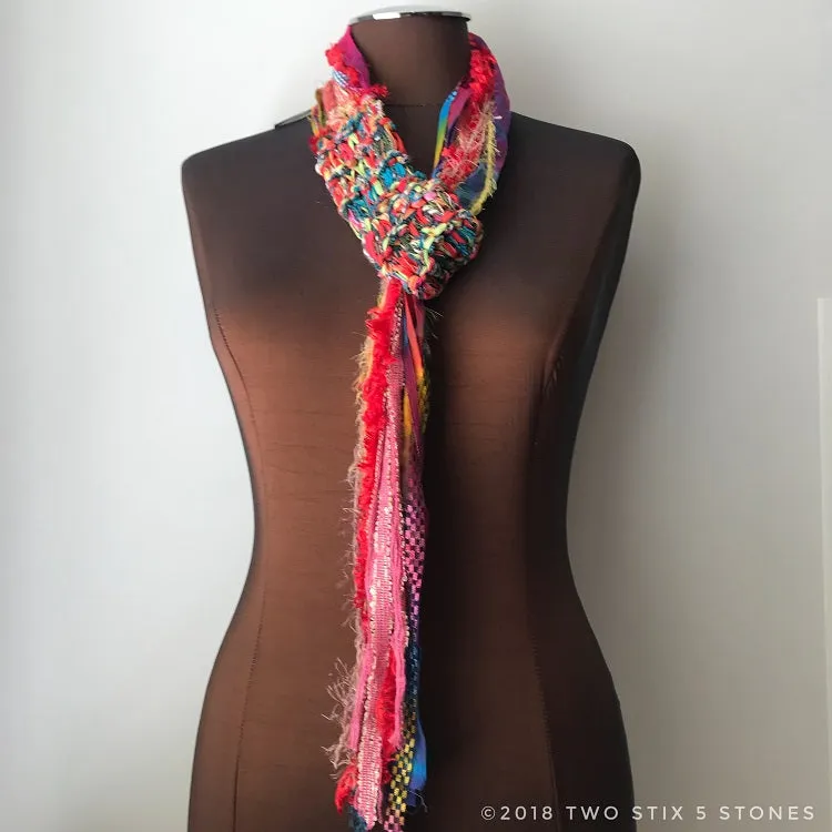 Multi-Colored Adjustable Scarf