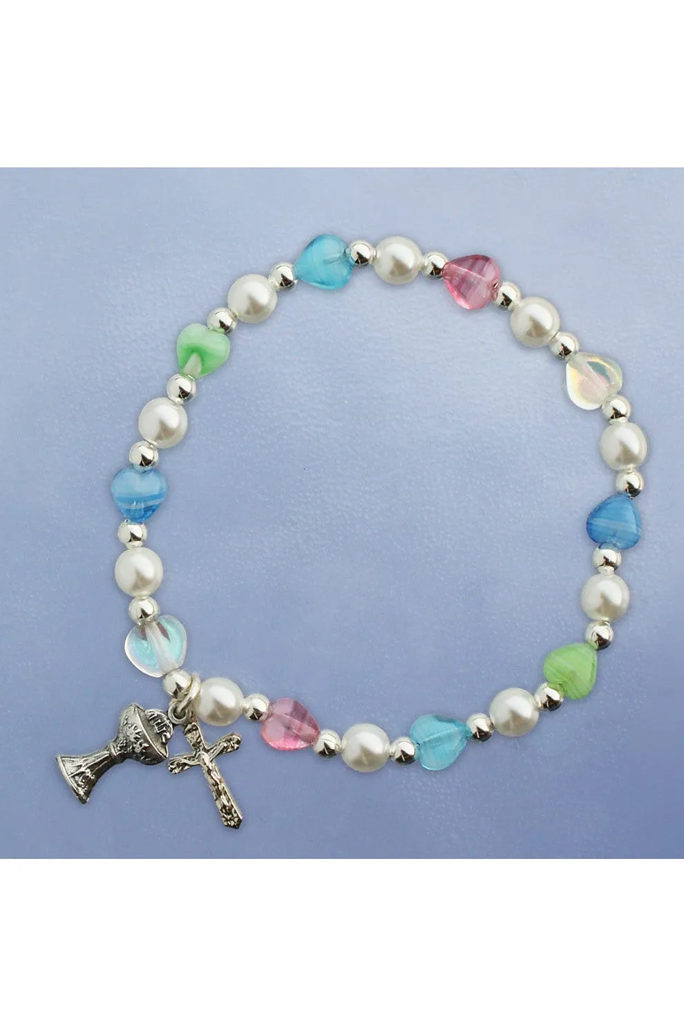 Multi Colored Heart Bracelet - HX45270M