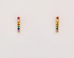 Multi Stone Earrings