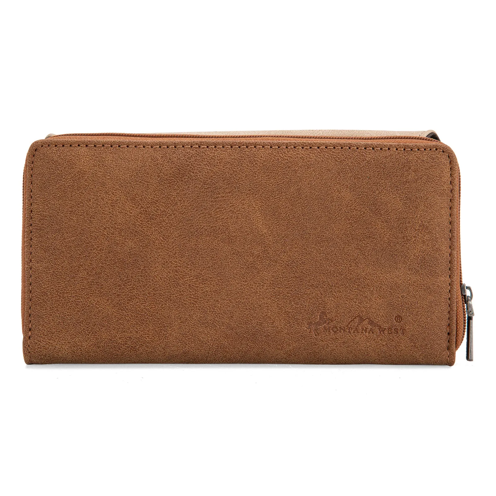 MW1309-W010 Montana West Embroidered Collection Long Wallet