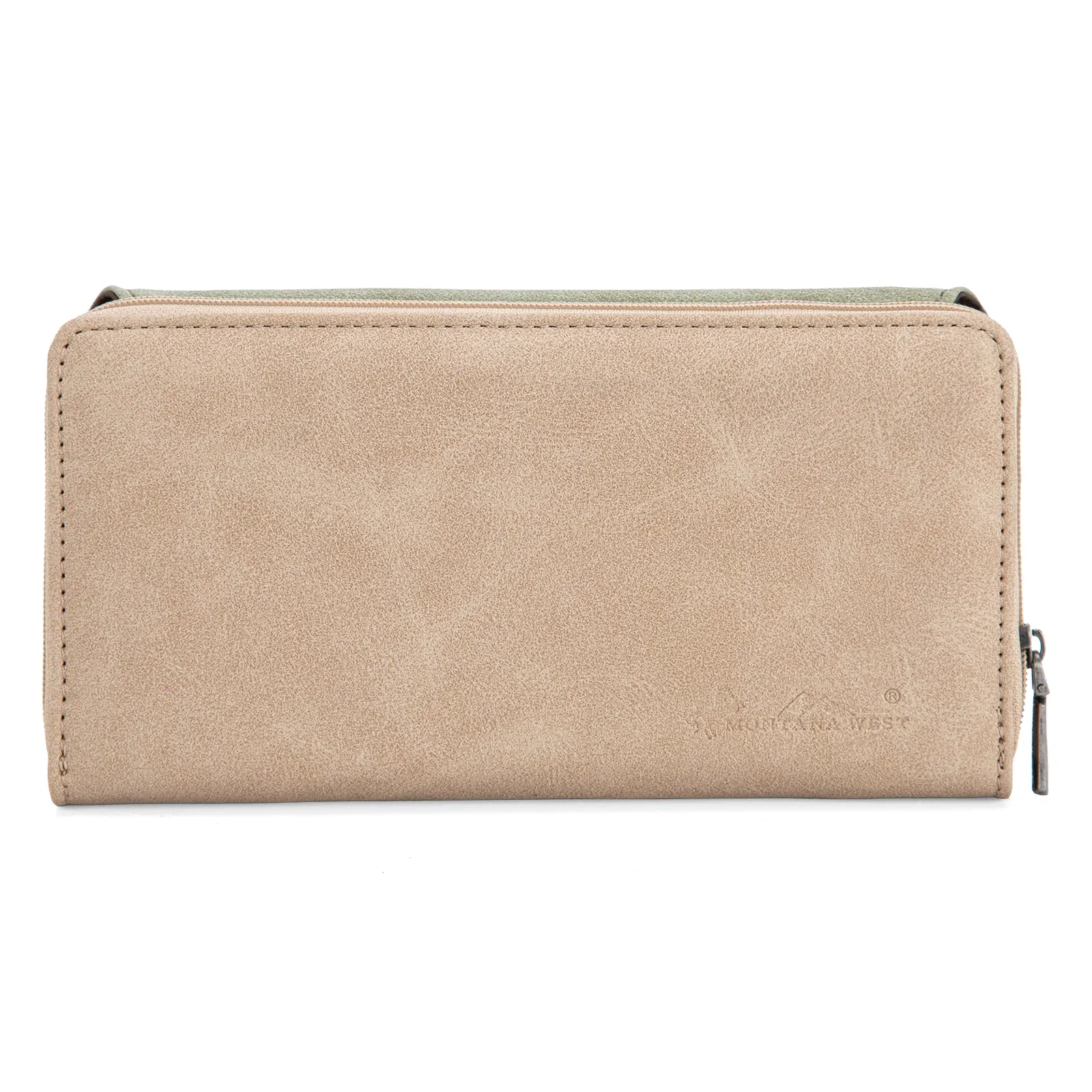 MW1309-W010 Montana West Embroidered Collection Long Wallet