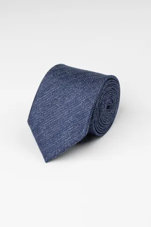 Navy Texture Tie