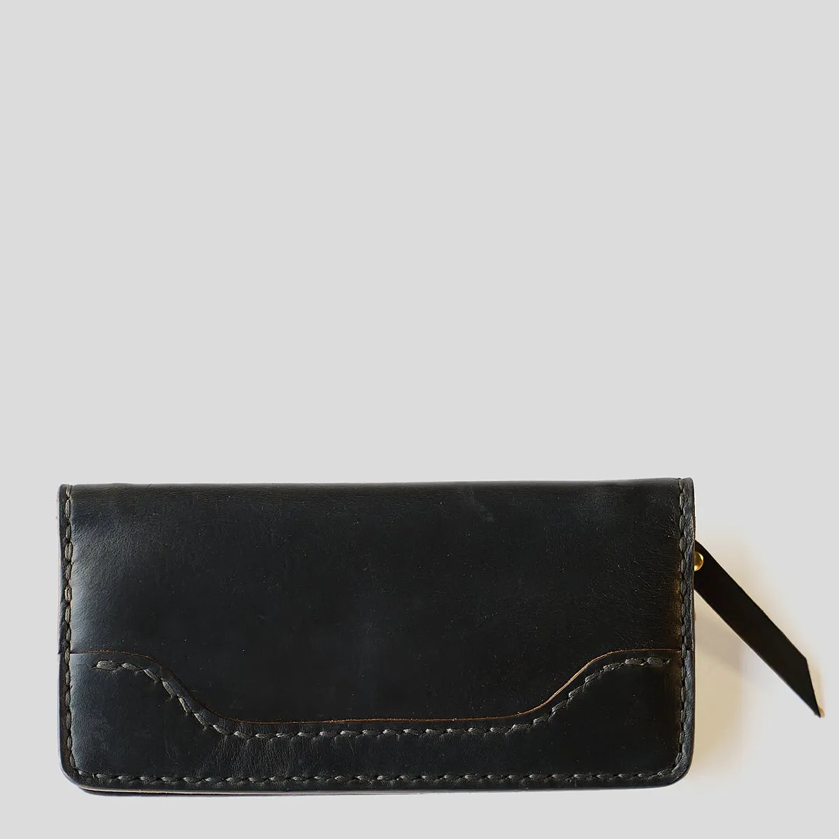 new Garrison Horsehide Long Wallet | Black