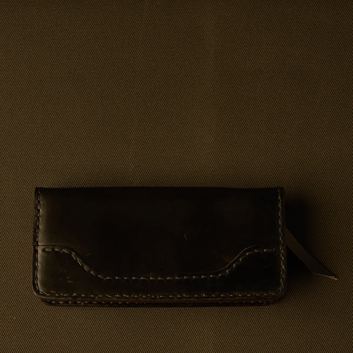 new Garrison Horsehide Long Wallet | Black