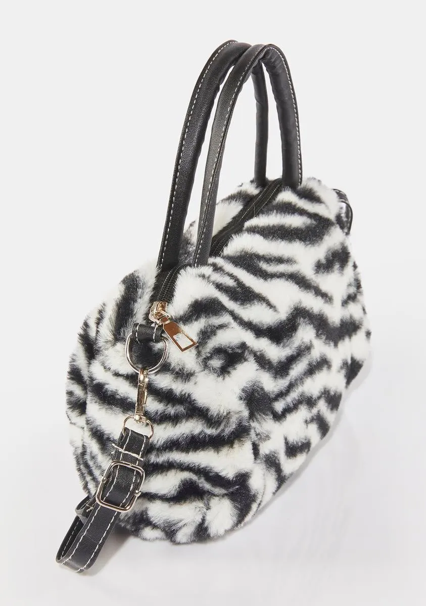 New Money Zebra Print Bag