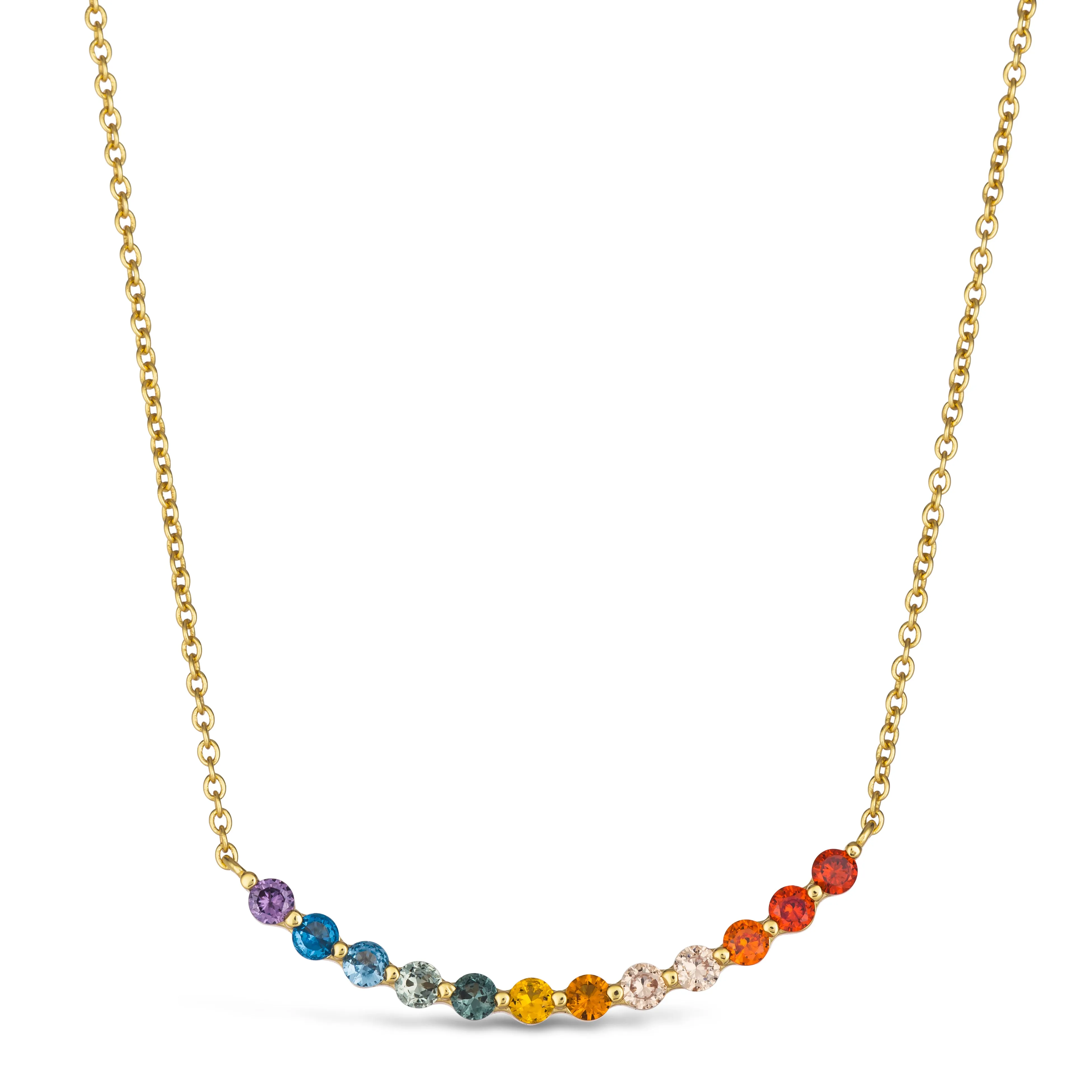 Omni 19 Necklace Yellow Gold