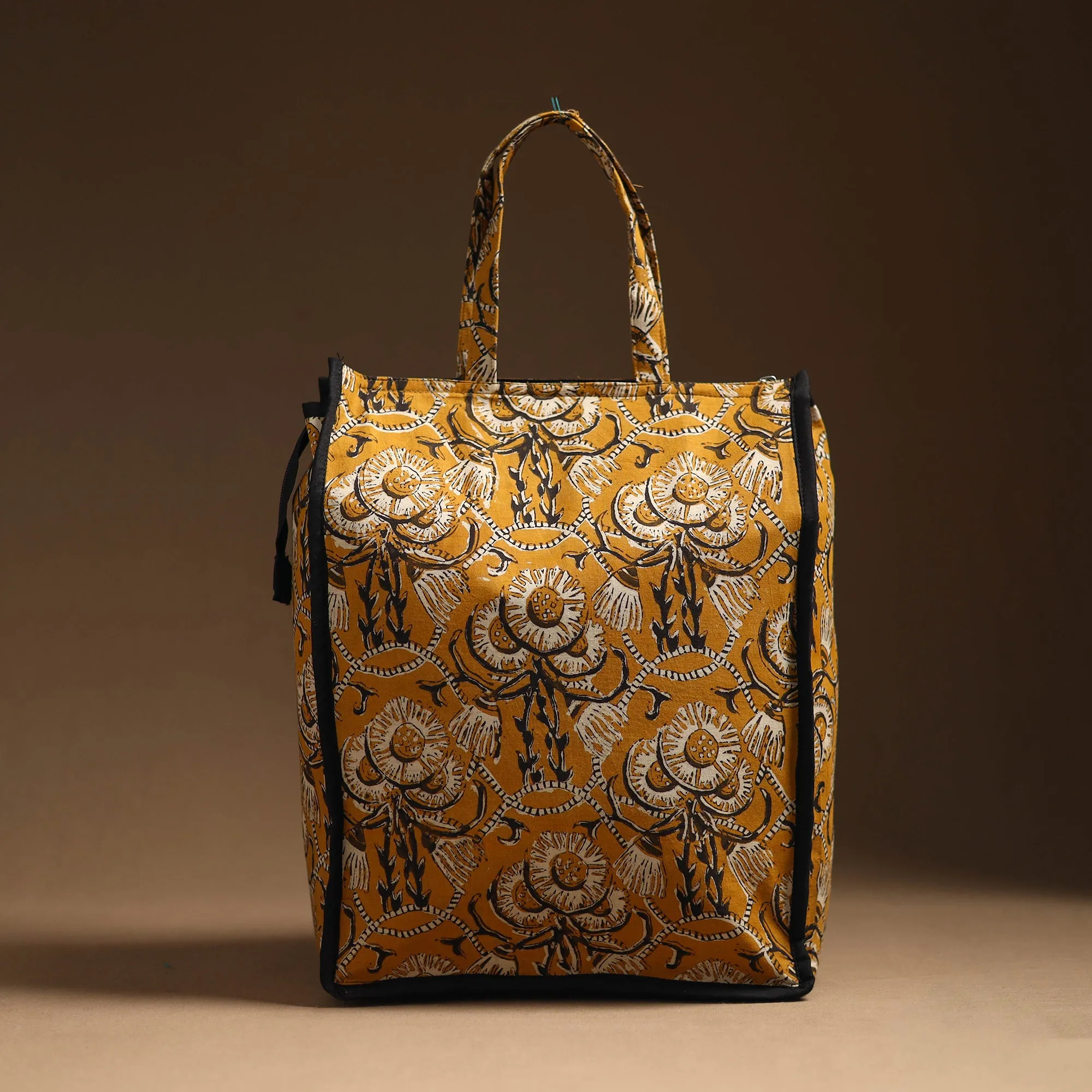 Orange - Handcrafted Cotton Shopping Bag 01