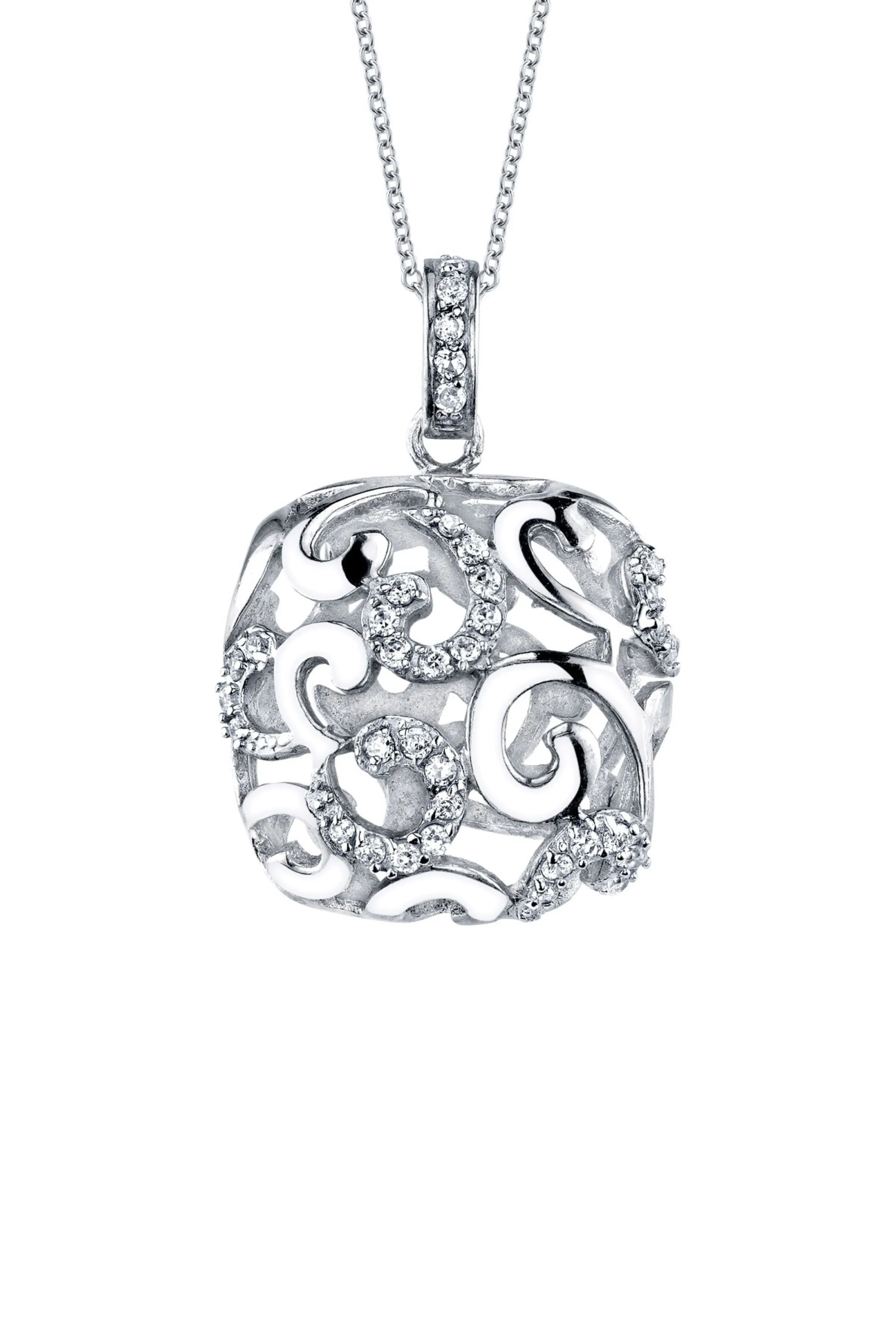 Palais Swirls Pendant Necklace