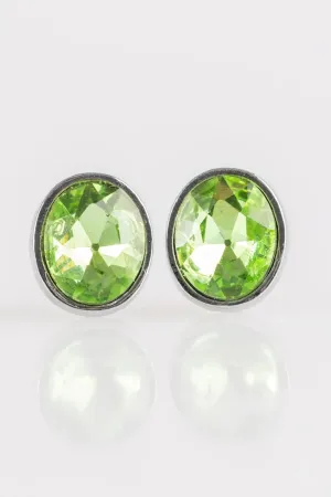 Paparazzi Earring ~ Stunning Shine - Green