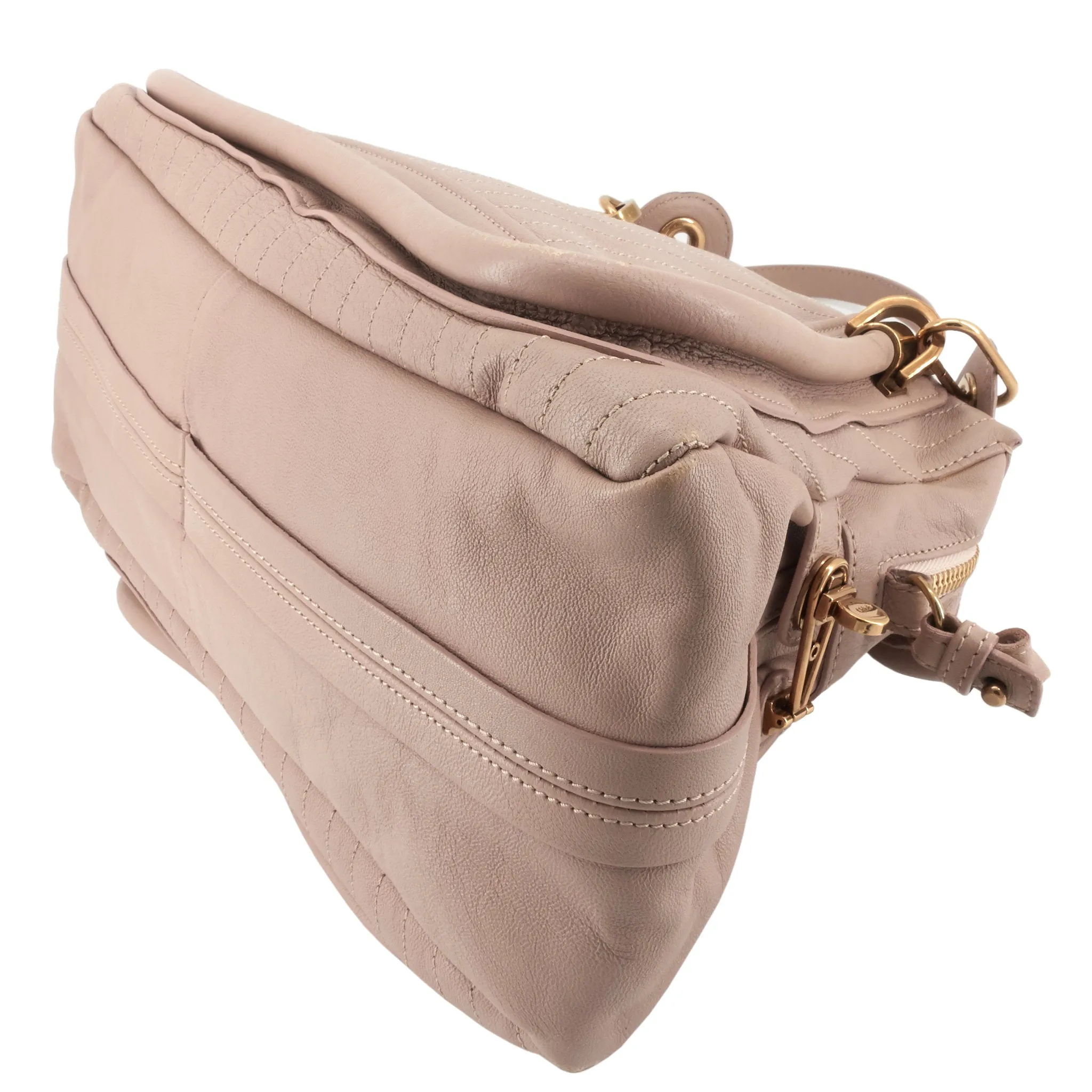 Paraty Medium Leather Top Handle Bag