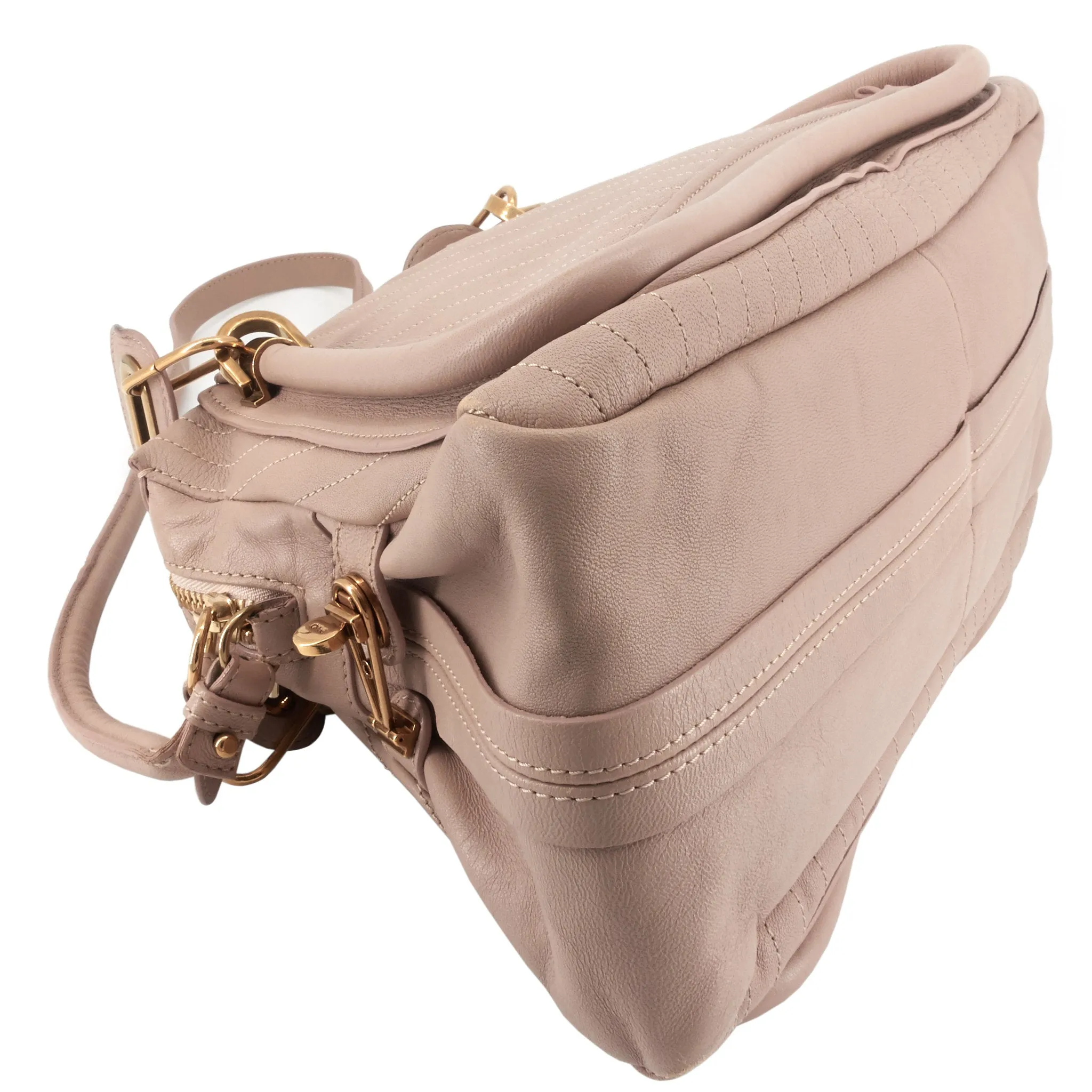 Paraty Medium Leather Top Handle Bag