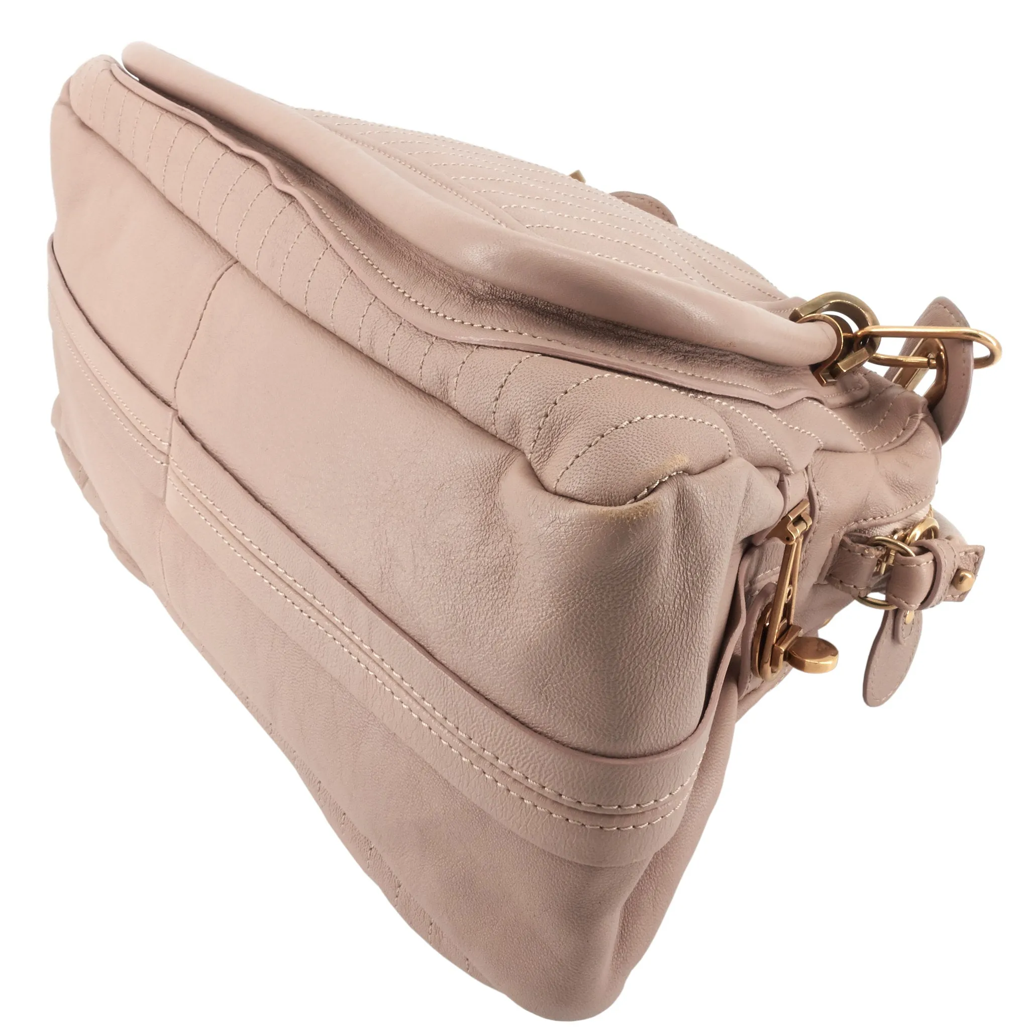 Paraty Medium Leather Top Handle Bag