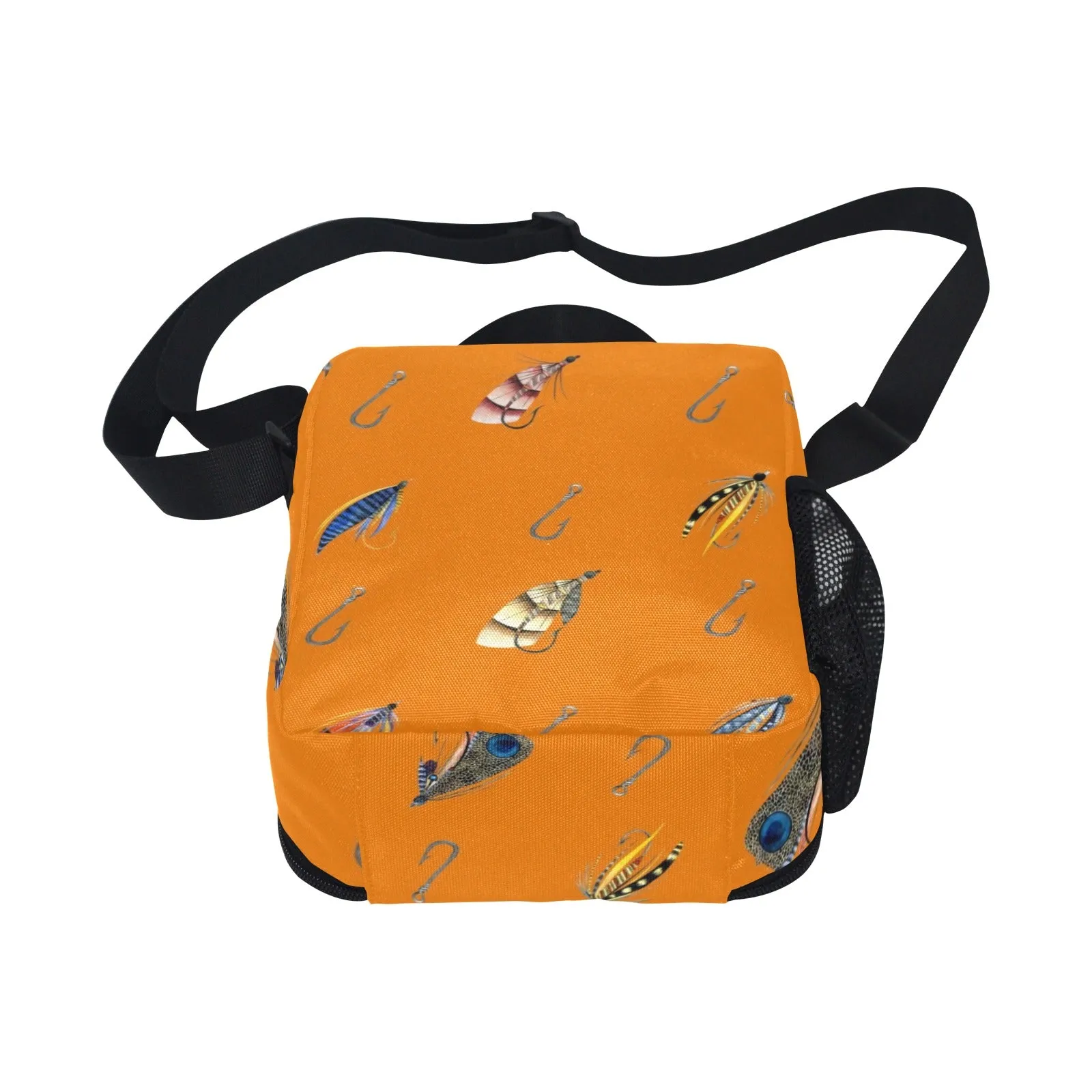 Parker Orange Lunch Bag for Kids - Durable Nylon, Thermal Insulation