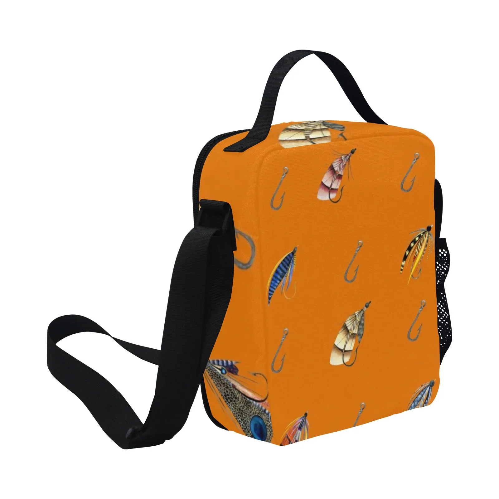 Parker Orange Lunch Bag for Kids - Durable Nylon, Thermal Insulation