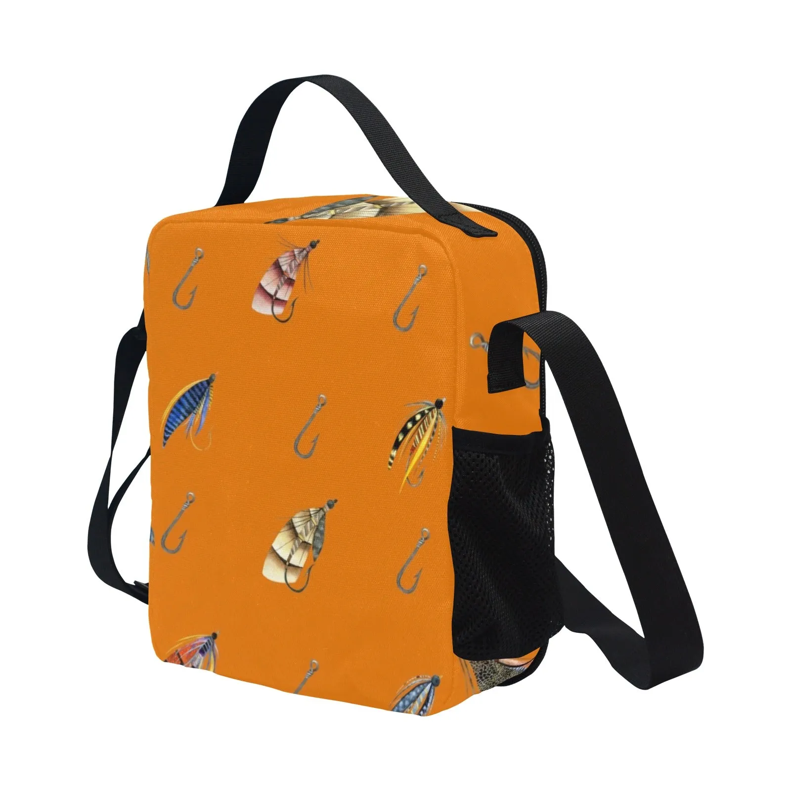 Parker Orange Lunch Bag for Kids - Durable Nylon, Thermal Insulation