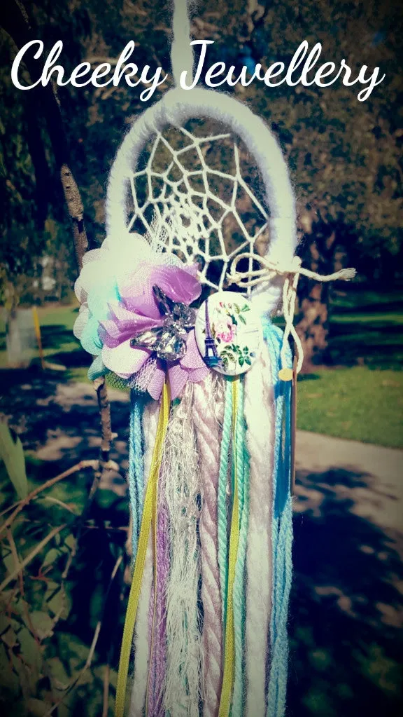 Pastel Paris Mini dreamcatcher