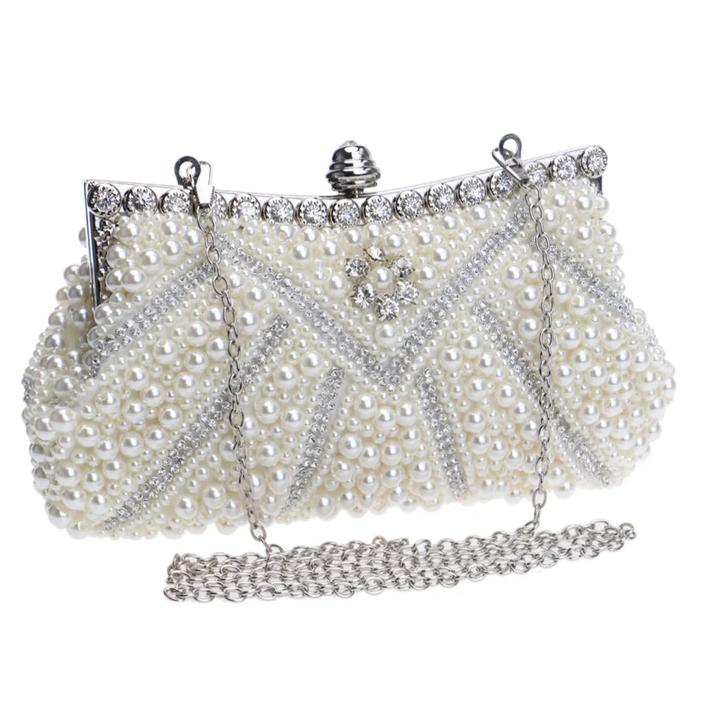 Pearl Evening Clutch Bag