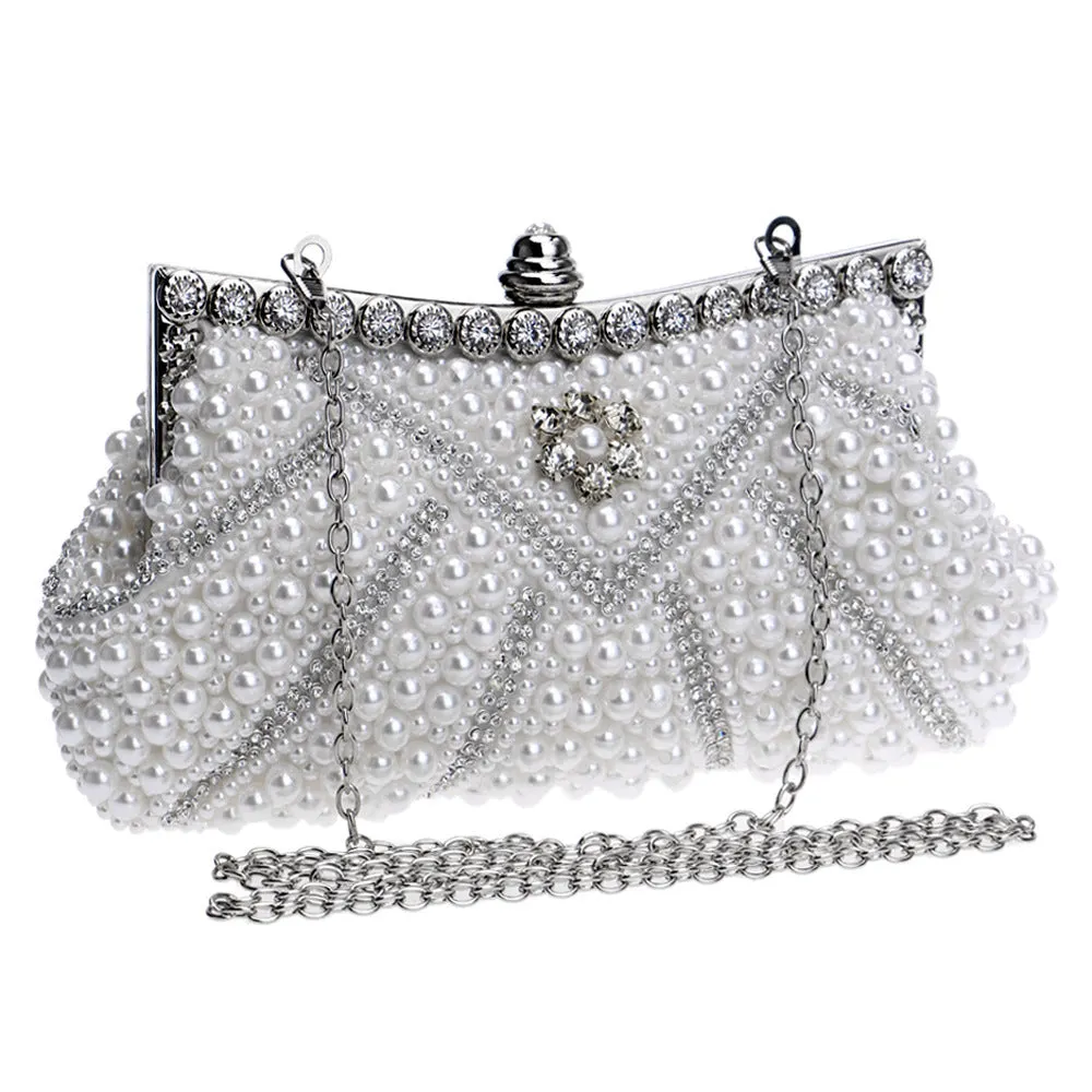 Pearl Evening Clutch Bag