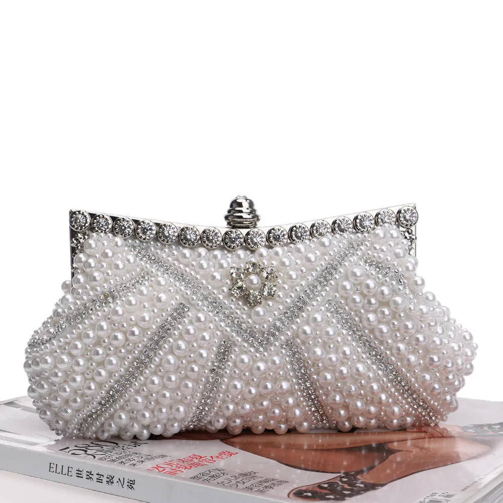 Pearl Evening Clutch Bag