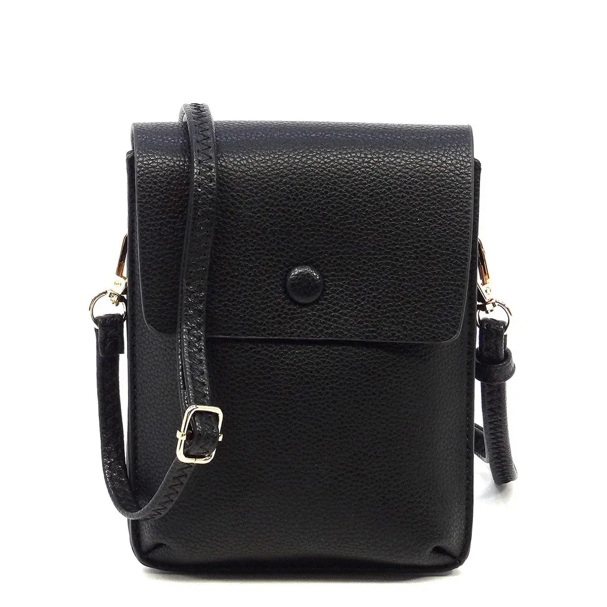 Pebble Flap Crossbody Bag