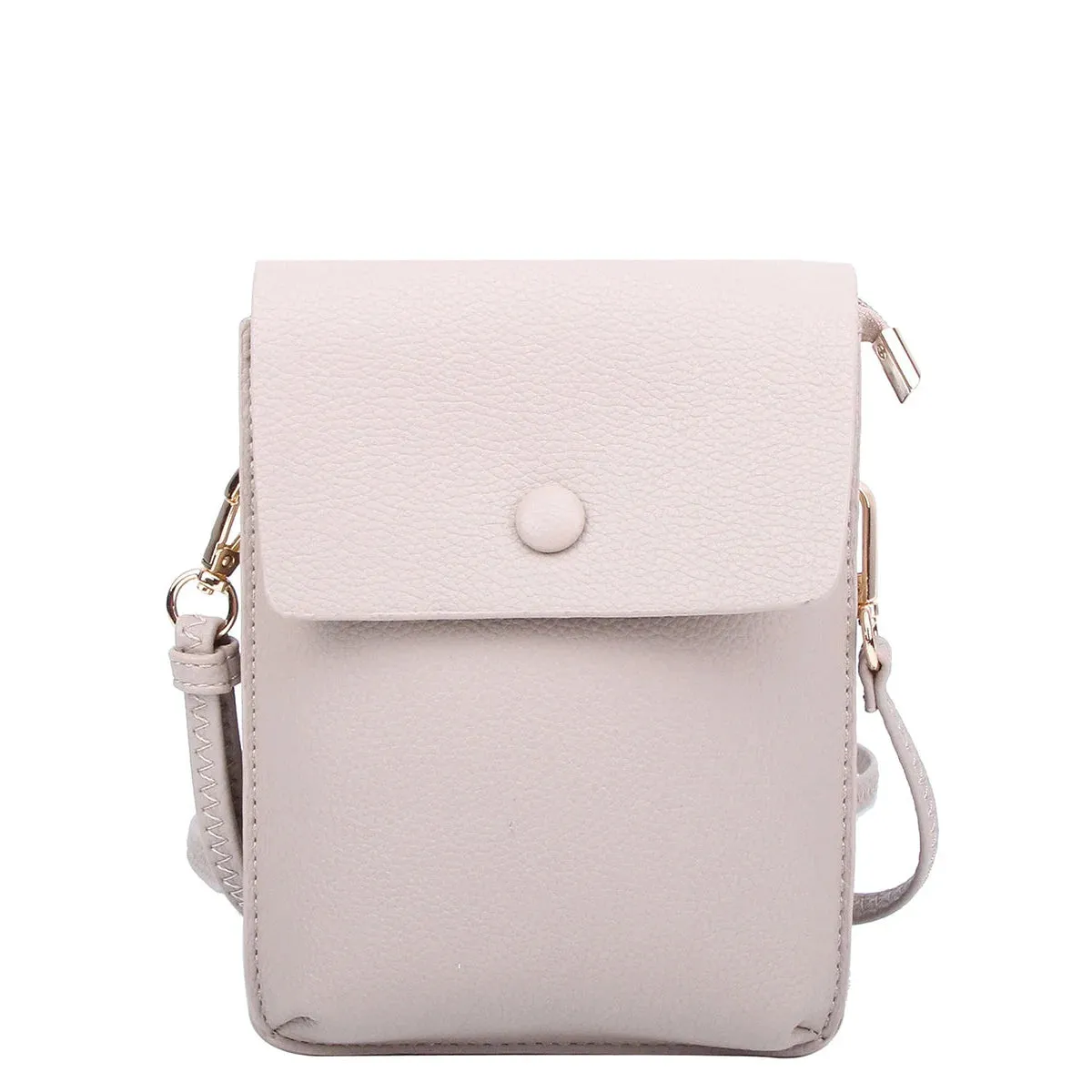 Pebble Flap Crossbody Bag